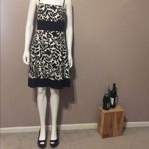 White House Black Market Floral Sun Dress size 4
